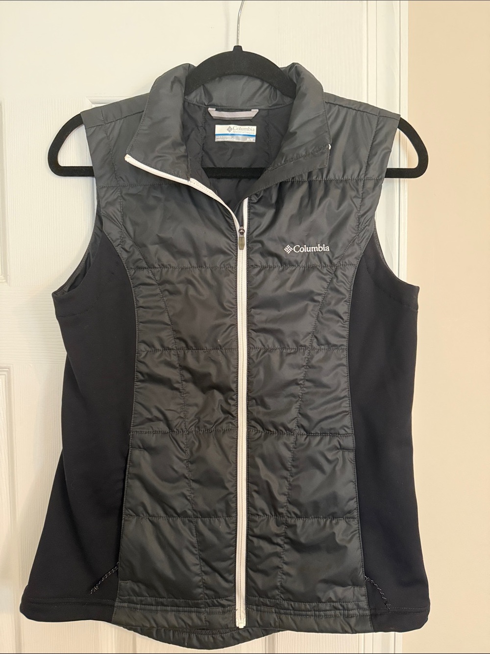 Columbia Women's Black Quilted & Stretch Side Vest